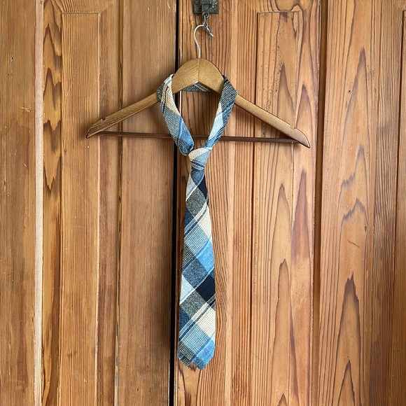 Plaid wool Jack Fraser tie - Picture 1 of 3